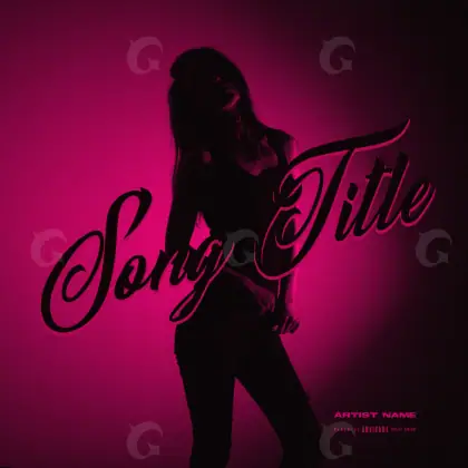 Album cover art “Pink Woman”: woman, pink tones