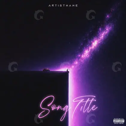Album cover art “Purple Car”: car, purple tones