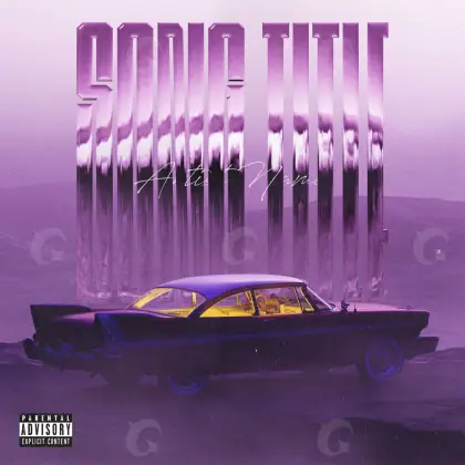 Music cover artwork “Purple Car”: car, purple tones