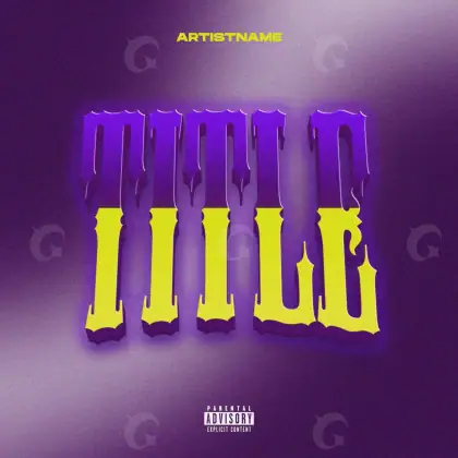 Premade cover art “Purple Hand”: hand, purple tones