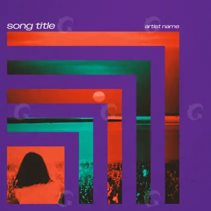 Album cover art “Purple Silhouette”: silhouette, purple tones