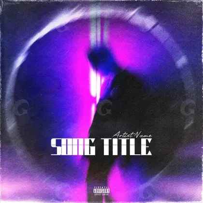 Portada para canción «Purple Silhouette»: silueta; color violeta