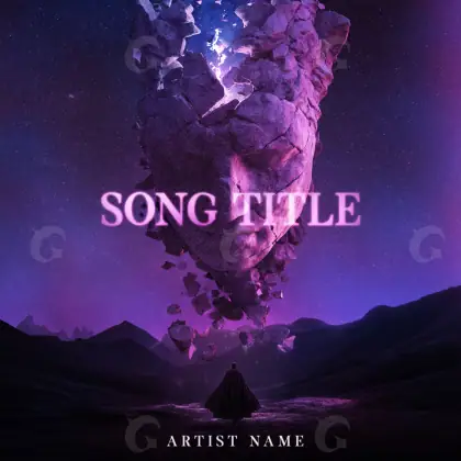 Portada prediseñada «Purple Star»: estrella; color violeta