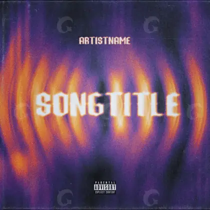Album cover art “Red Abstract”: abstract artwork, red tones