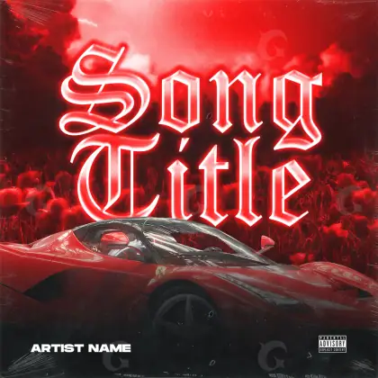 Portada para canción «Red Car»: coche; color rojo