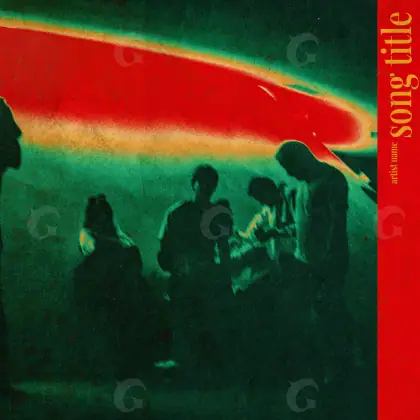 Album cover art “Red Car”: car, red tones
