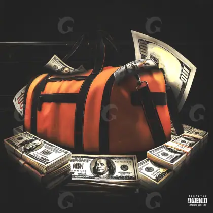 Portada prediseñada «Red Cash»: dinero y hombre; color rojo