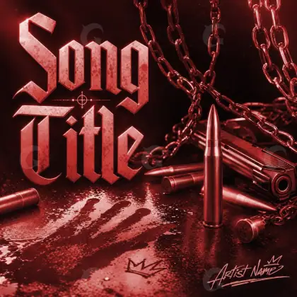 Portada para canción «Red Chain»: cadena; color rojo