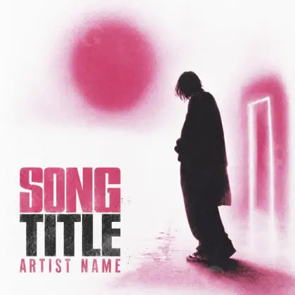 Music cover artwork “Red Circle”: circle, red tones