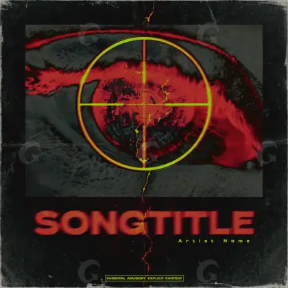 Portada para canción «Red Circle»: círculo; color rojo