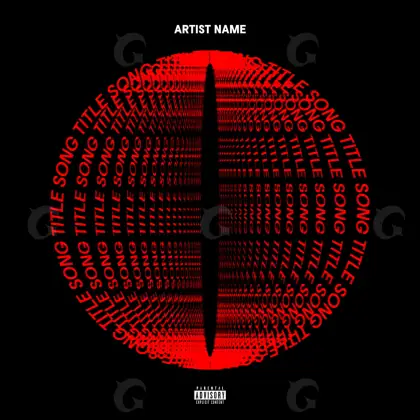 Album cover art “Red Circle”: circle, red tones