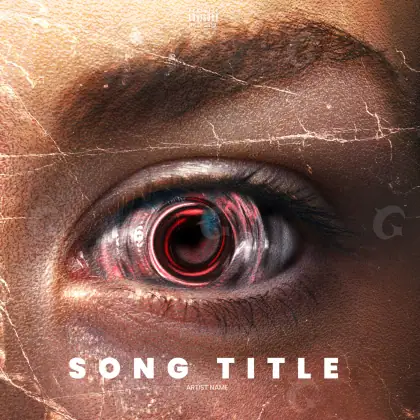 Portada prediseñada «Red Eyes»: ojos; color rojo