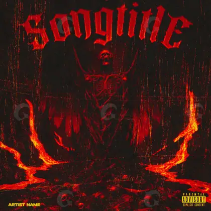 Portada para canción «Red Face»: rostro; color rojo