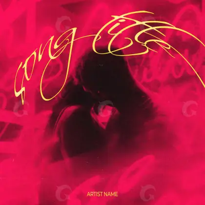 Portada prediseñada «Red Figure»: figura; color rojo
