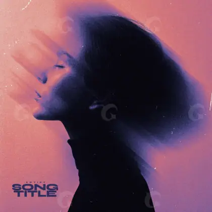 Arte de portada musical «Red Figure»: figura; color rojo