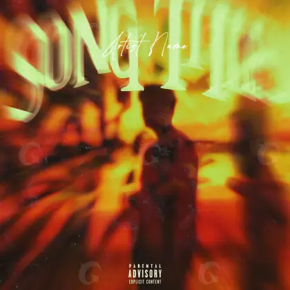 Album cover art “Red Figure”: figure, red tones