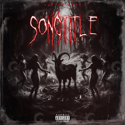 Обложка для песни «Red Figure»: фигура; палитра — красная