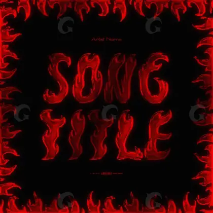 Portada para canción «Red Fire»: fuego; color rojo