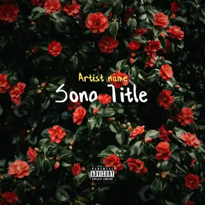 Album cover art “Red Flower”: flower, red tones