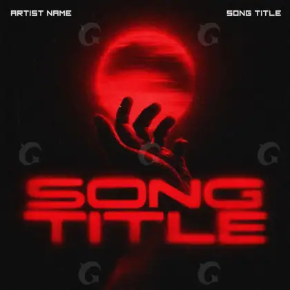 Album cover art “Red Hand”: hand, red tones