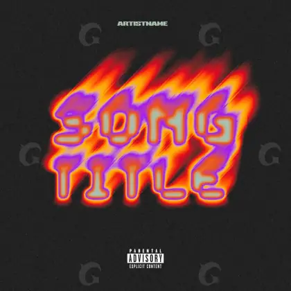 Обложка для альбома «Red Lettering»: типографика; палитра — красная
