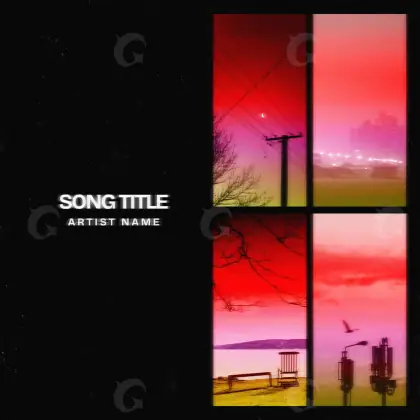 Обложка для альбома «Red Lettering»: типографика; палитра — красная