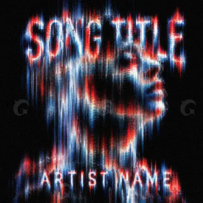 Album cover art “Red Lettering”: lettering, red tones