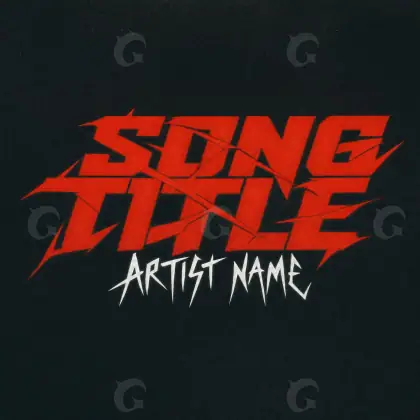 Обложка для альбома «Red Lettering»: типографика; палитра — красная