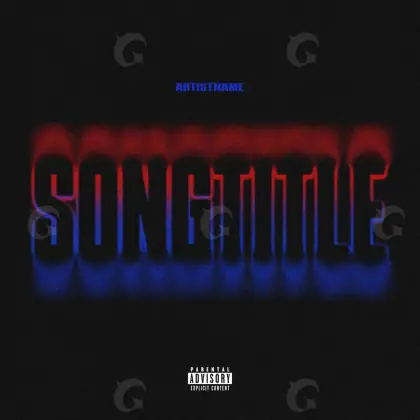 Portada para canción «Red Lettering»: tipografía; color rojo