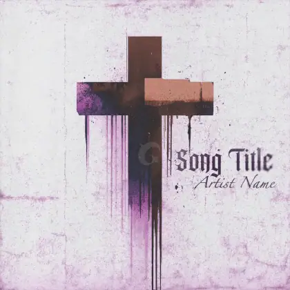 Music cover artwork “Red Lettering”: lettering, red tones