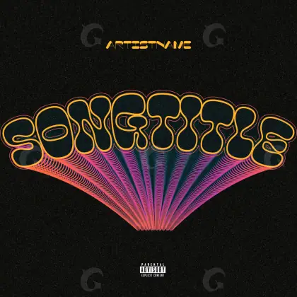 Portada para canción «Red Lettering»: tipografía; color rojo