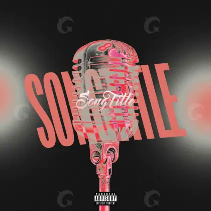 Music cover artwork “Red Lettering”: lettering, red tones