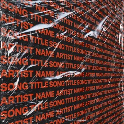 Portada prediseñada «Red Lettering»: tipografía; color rojo