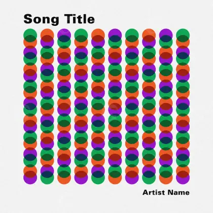 Portada para canción «Red Lettering»: tipografía; color rojo