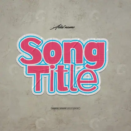 Обложка для альбома «Red Lettering»: типографика; палитра — красная