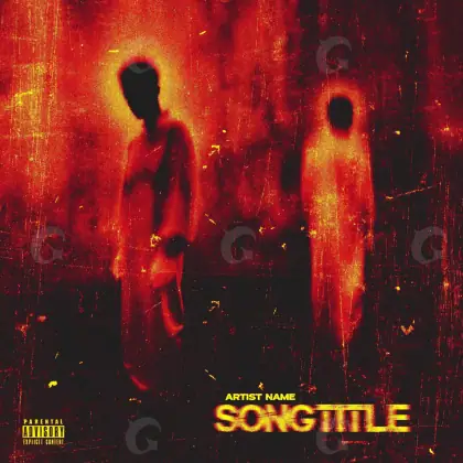 Album cover art “Red Man”: man, red tones