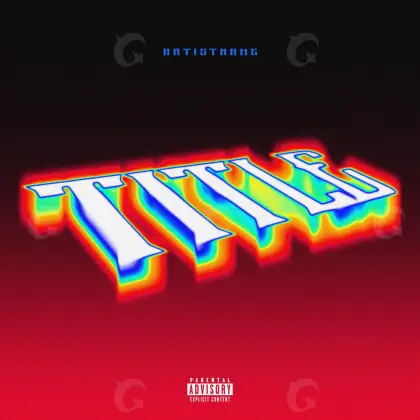 Portada para canción «Red Neon»: neón; color rojo