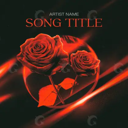 Portada prediseñada «Red Rose»: rosa; color rojo
