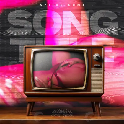 Music cover artwork “Red Screen”: screen, red tones