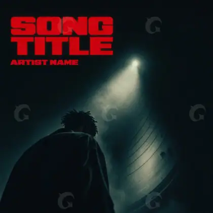 Music cover artwork “Red Silhouette”: silhouette, red tones