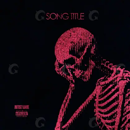 Обложка для альбома «Red Silhouette»: силуэт; палитра — красная