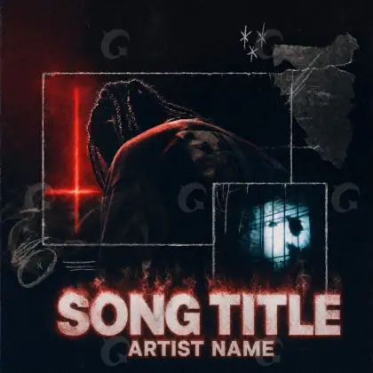 Album cover art “Red Star”: star, red tones