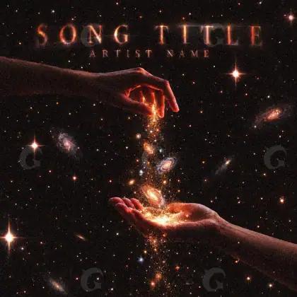 Portada para canción «Red Star»: estrella y mano; color rojo