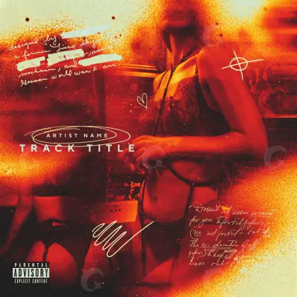 Album cover art “Red Woman”: woman, red tones