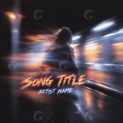 Music cover artwork “Red Woman”: woman, red tones