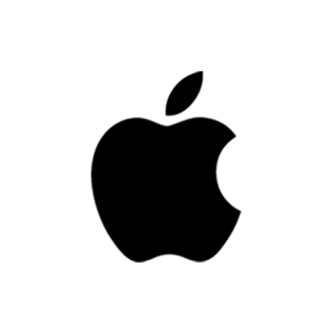 Значок Apple Music (Apple Music) — белая версия, классический знак, PNG с прозрачным фоном