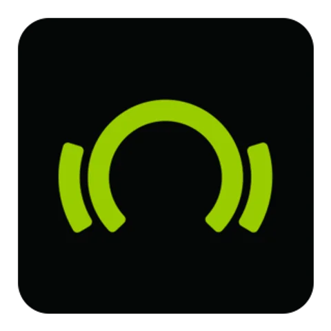 Значок Beatport (Beatport) — чёрная версия, PNG с прозрачным фоном