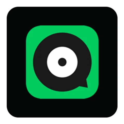 Значок JOOX (JOOX) — чёрная версия, PNG с прозрачным фоном