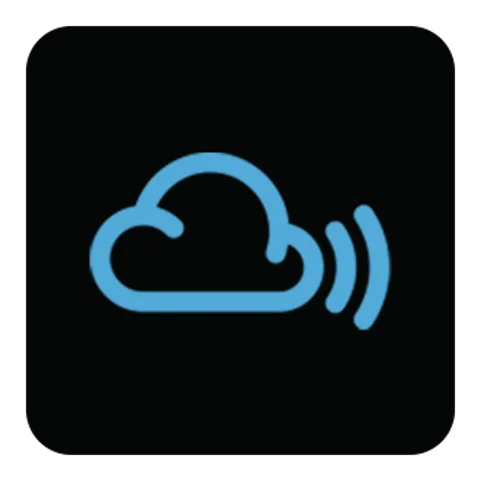 Значок Mixcloud (Mixcloud) — чёрная версия, PNG с прозрачным фоном