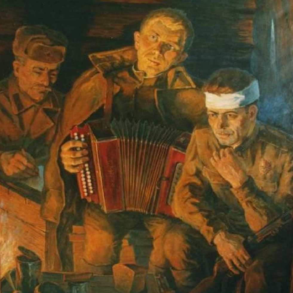 Константин Листов В землянке